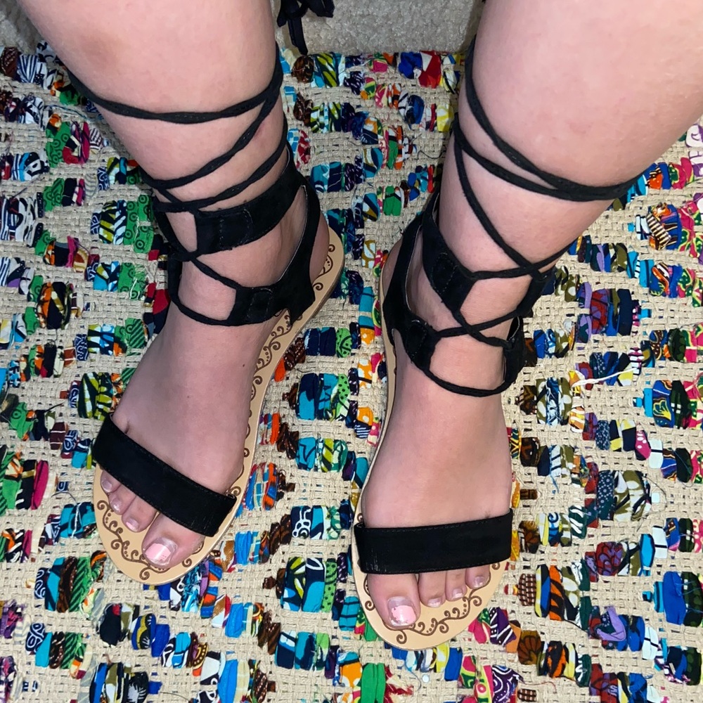Qupid strappy sandals